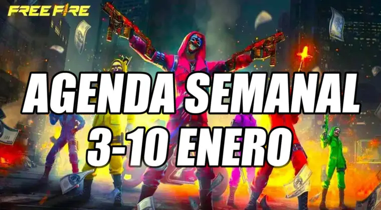Imagen de Free Fire revela su nueva agenda semanal (3-10 enero) y todas las novedades que llegan al juego