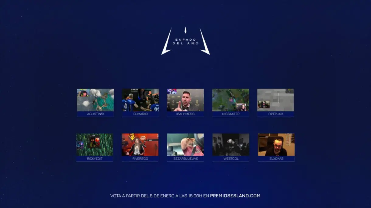 Enfado del año ESLAND 2024
