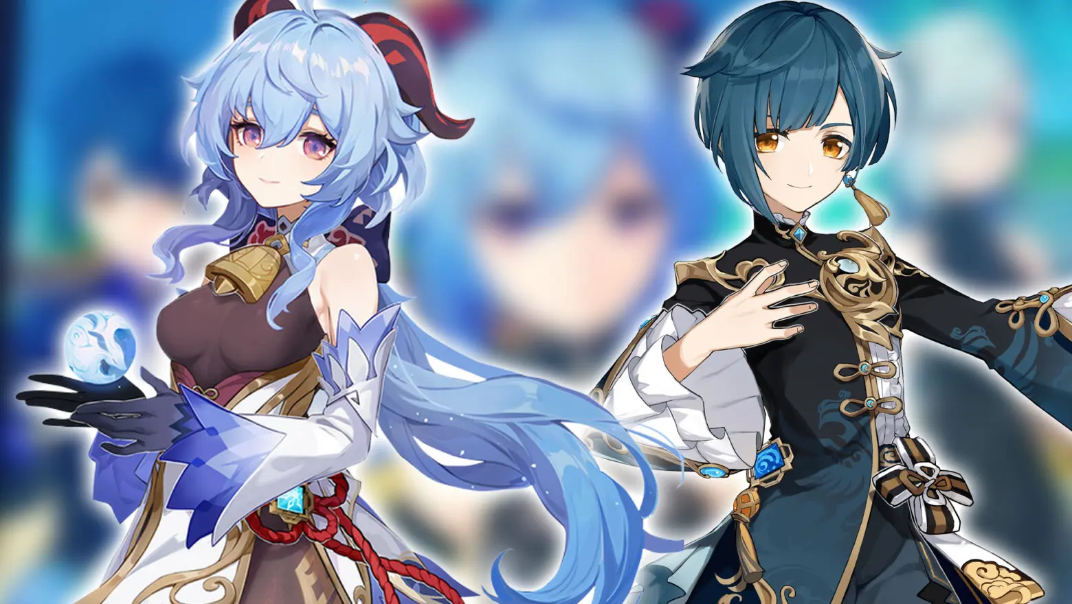 genshin impact skins shenhe ganyu xingqiu