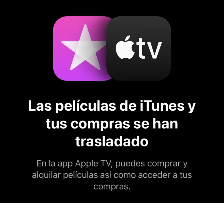 iTunes traslado Apple Tv.