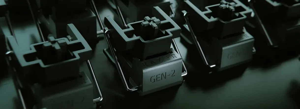 SWITCHES ÓPTICOS ANALÓGICOS RAZER™ DE 2.ª GENERACIÓN RAZER HUNTSMAN V3
