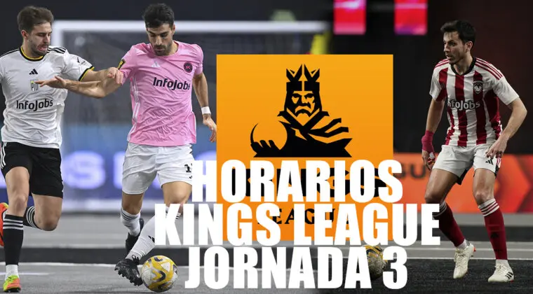 Imagen de Horarios Kings League Jornada 3: Horas y partidos del domingo