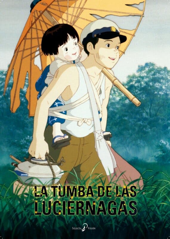 La tumba de las luciernagas Studio Ghibli poster