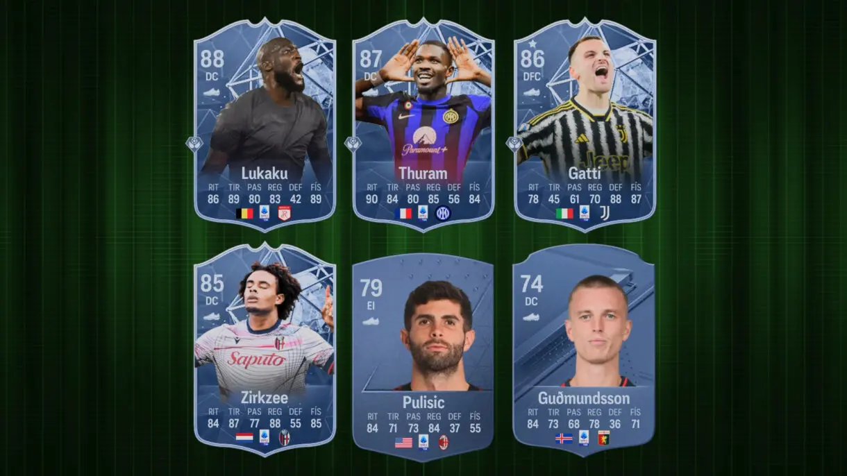 Mejores cartas (en conceptuales) de Lukaku, Thuram, Gatti, Zirkzee, Pulisic y Gudmundsson en EA Sports FC 24 Ultimate Team
