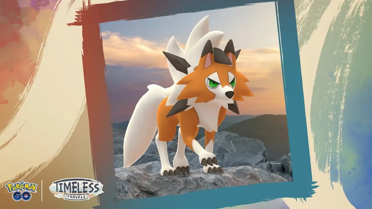 Lycanroc Forma Crepuscular Pokemon GO