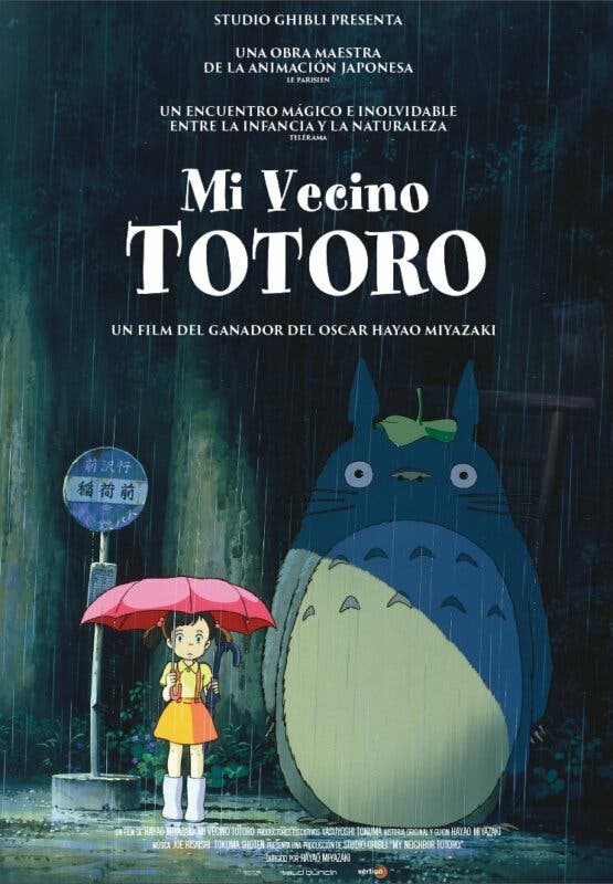Mi vecino Totoro Studio Ghibli poster