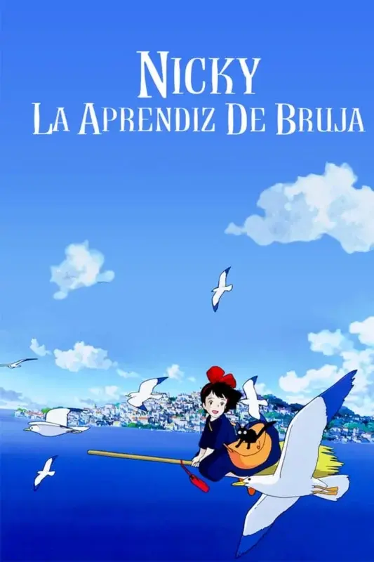 Nicky la aprendiz de bruja Studio Ghibli poster