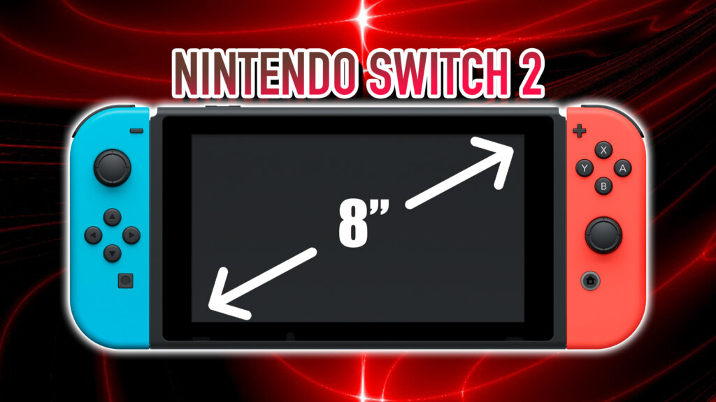 nintendo switch 2 tamaño pantalla