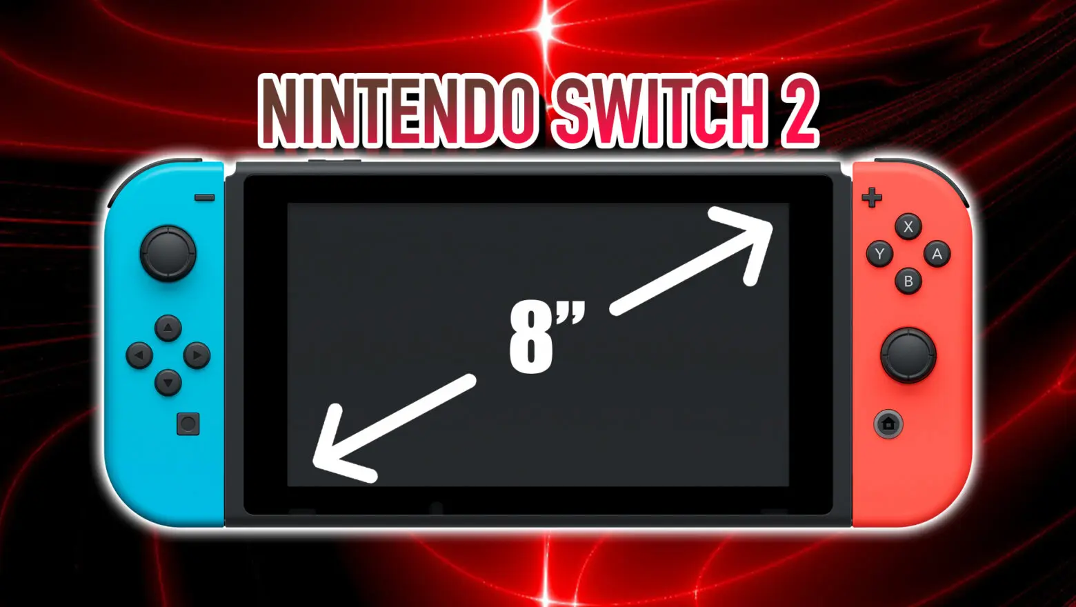 nintendo switch 2 tamaño pantalla