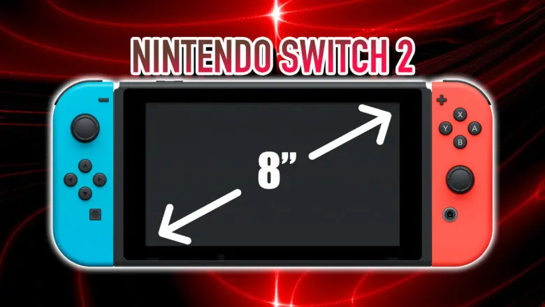 nintendo switch 2 tamaño pantalla