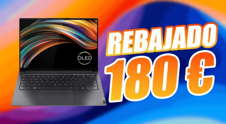 Imagen de ¡Oferta! Lenovo Yoga Slim 7 Pro rebajado 180 euros