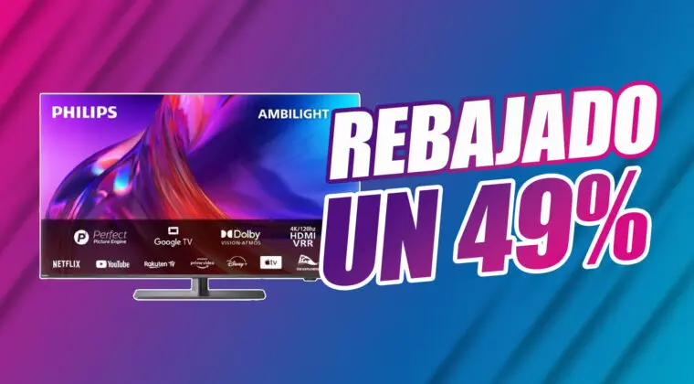 Imagen de Philips 4K Ultra HD con un 49% de descuento en Amazon