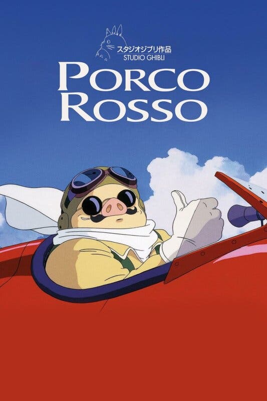 Porco Rosso Studio Ghibli poster