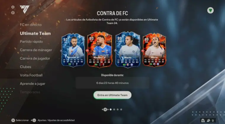 Imagen de EA Sports FC 24: primer equipo FC Versus con una gran ventaja en la química