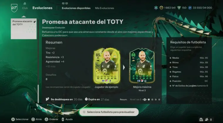 Imagen de EA Sports FC 24: TOTY arranca con una Evolución gratuita para delanteros centros