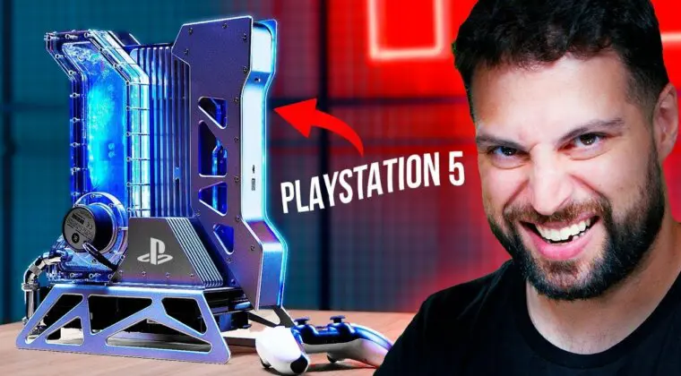 Imagen de Innovación en refrigeración: Nate Gentile diseña una brutal PlayStation 5 enfriada por agua