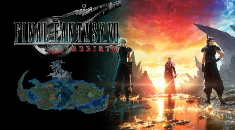 Imagen de Final Fantasy VII Rebirth volverá a contar con el mítico mapa mundi del original con mejoras
