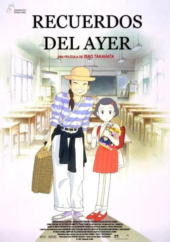 Recuerdos del ayer Studio Ghibli poster