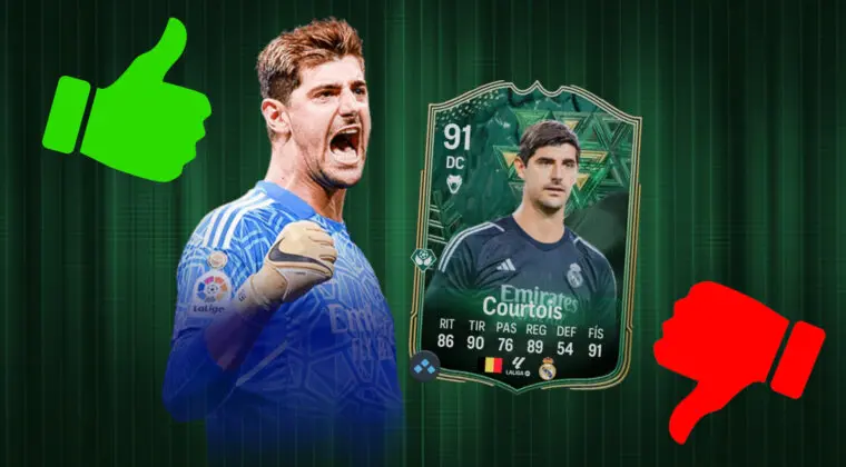Imagen de EA Sports FC 24: ¿Es Courtois Winter Wildcards una carta competitiva? Review