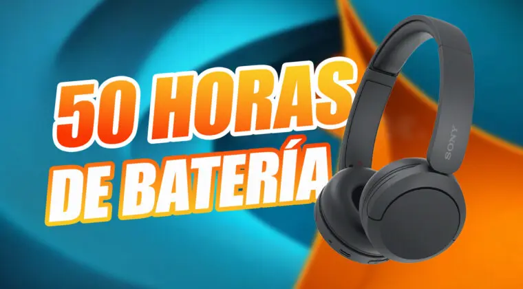 Imagen de Rebajados un 44% los auriculares inalámbricos Sony con 50 horas de autonomía