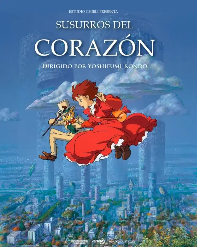 Susurros del corazon Studio Ghibli poster