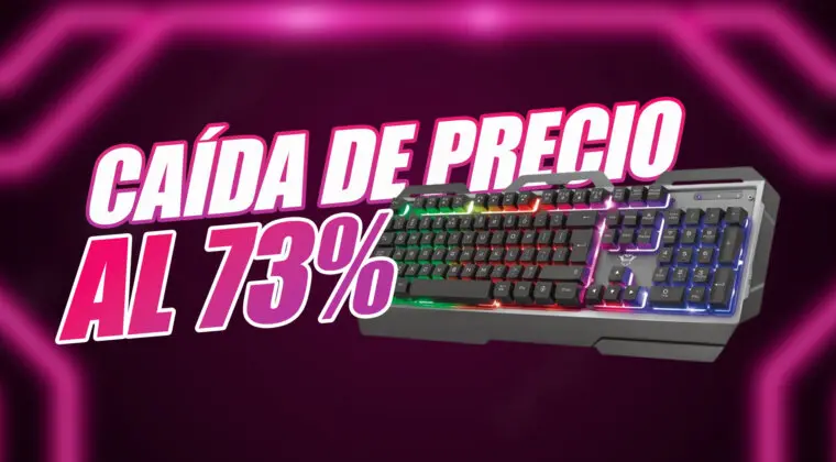 Imagen de Caída de precio del 73% en este teclado de Trust Gaming