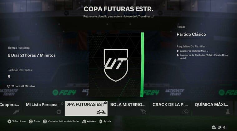 Imagen de EA Sports FC 24: nueva copa Futuras estrellas y carta free to play con Regate veloz +