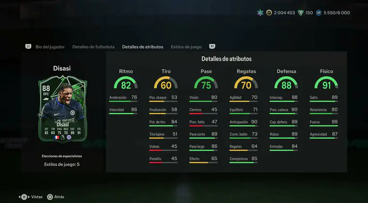Imagen de EA Sports FC 24: ¿Merece la pena Axel Disasi Pundit Picks? (Jugador SBC)