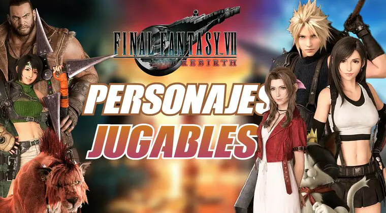 Imagen de Todos los personajes jugables en Final Fantasy VII Rebirth