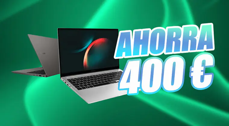 Imagen de Portátil Samsung Galaxy Book 3 con un 43% de descuento en Amazon