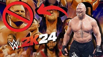 Imagen de Brock Lesnar es eliminado de la portada de la edición especial de WWE 2K24 por abuso sexual
