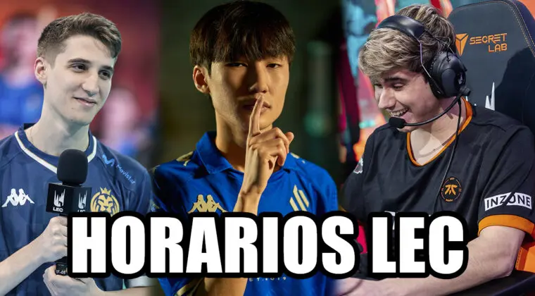Imagen de Horarios LEC 2024 Invierno: Últimos BO3 e inicio de BO5, MAD Lions KOI vs Giantx y Team Heretics se la juega