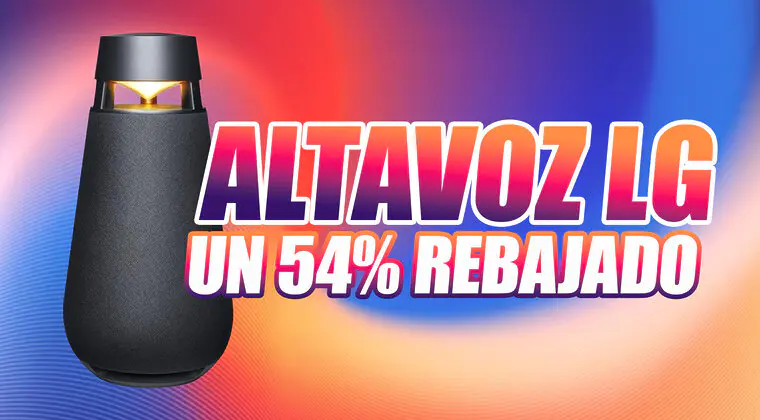 Imagen de ¡Un 54% más barato! Altavoz inalámbrico LG XBOOM 360