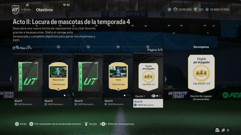nivel 15 de locura de mascotas ea sports fc 24