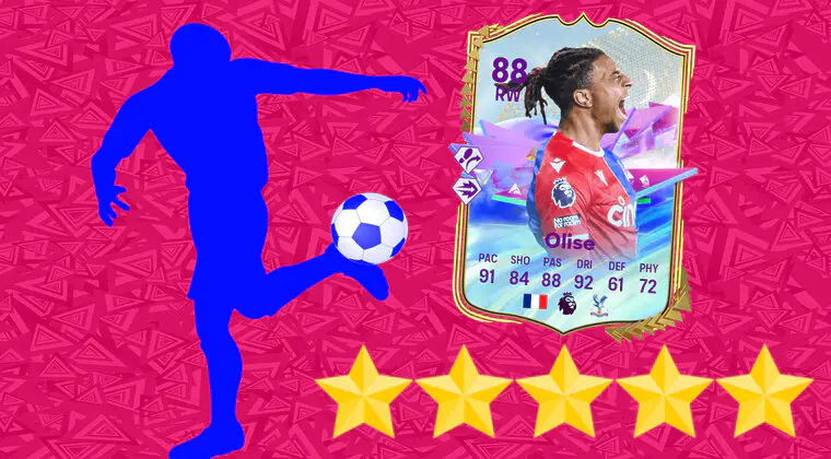 Imagen de EA Sports FC 24: pese a su precio, Olise Future Stars es un gran extremo para Premier League