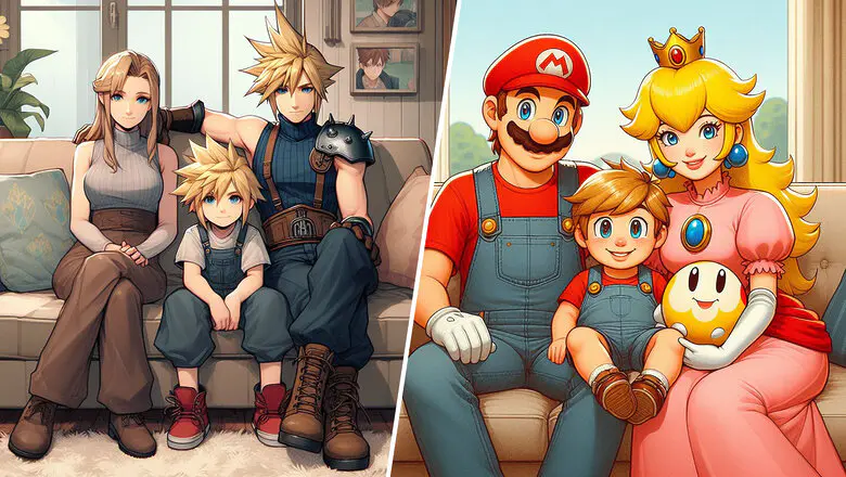 parejas videojuegos hijos