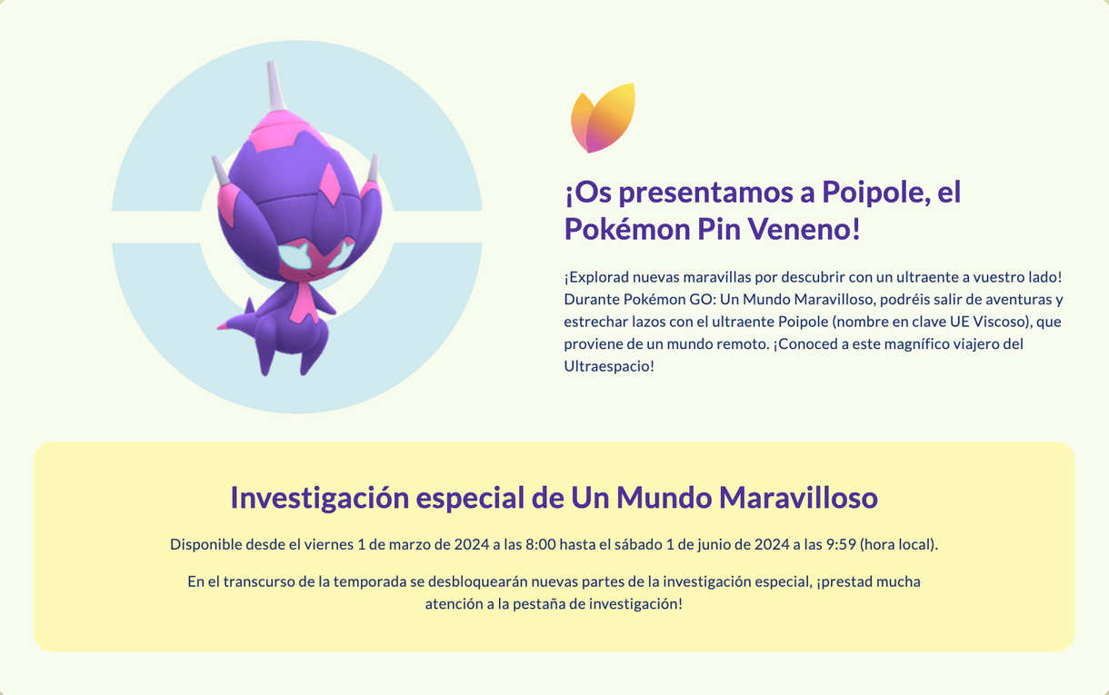 Poipole Pokemon GO