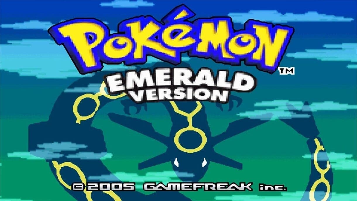 Pokemon Esmeralda pantalla inicio