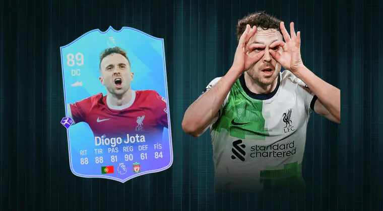 Imagen de EA Sports FC 24: ¿Merece la pena Diogo Jota POTM de la Premier League? (Jugador SBC)