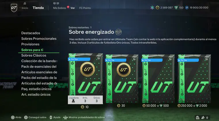 Imagen de EA Sports FC 24: nueva sección de sobres en UT con novedades positivas pero que me preocupa