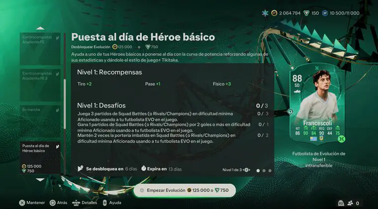 Imagen de EA Sports FC 24: llega una nueva Evolución para Héroes a Ultimate Team