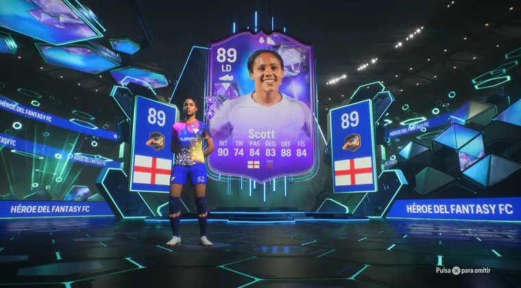 Imagen de EA Sports FC 24: ¿Merece la pena Alex Scott Héroe del Fantasy FC? (Carta SBC)