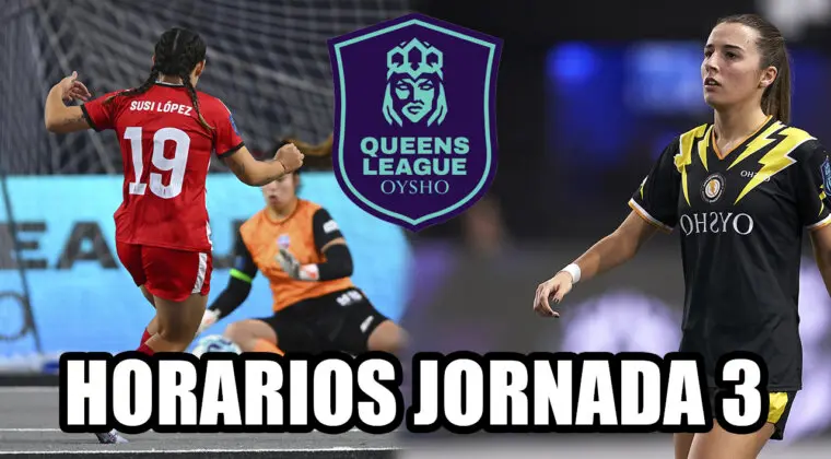 Imagen de Horarios Queens League Jornada 3: Partidos y horas de los encuentros
