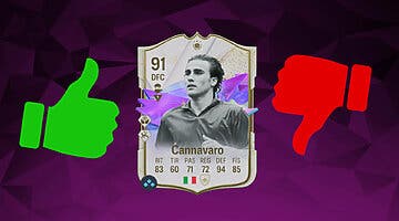 Imagen de EA Sports FC 24: review de Cannavaro Icono de Futuras estrellas. ¿Es un central de primer nivel?