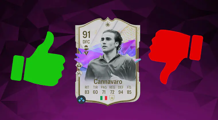 Imagen de EA Sports FC 24: review de Cannavaro Icono de Futuras estrellas. ¿Es un central de primer nivel?