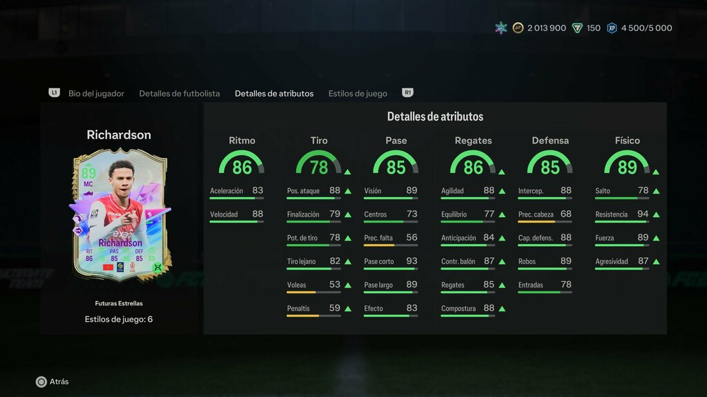richardson future stars mejorado ea sports fc 24 1
