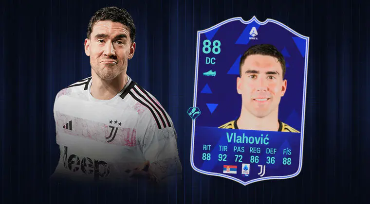 Imagen de EA Sports FC 24: ¿Merece la pena Dusan Vlahovic POTM de la Serie A? (Jugador SBC)