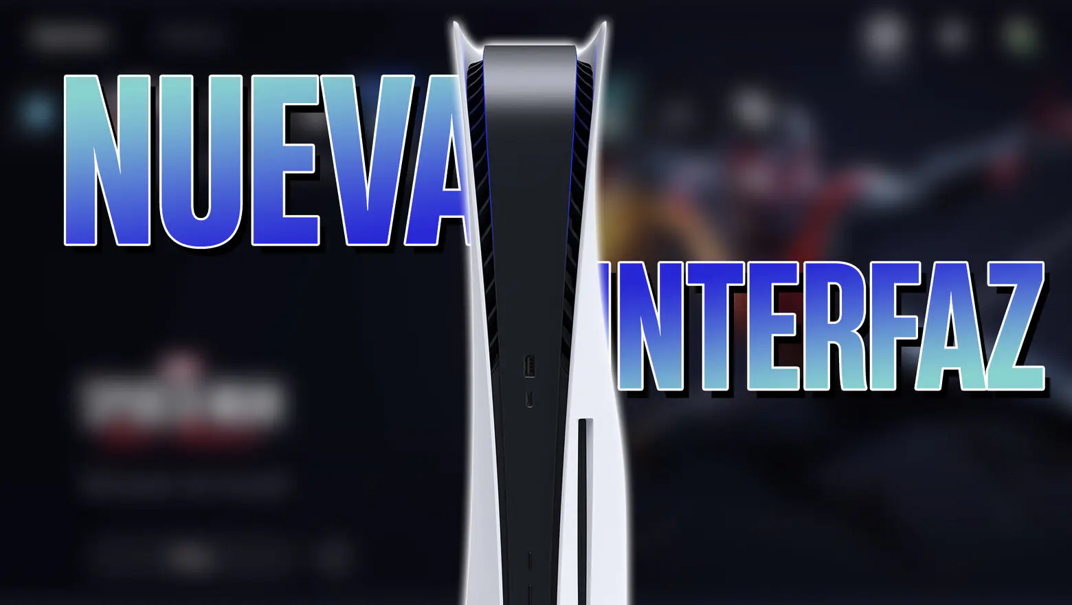 Actualización de la interfaz de usuario de PS5