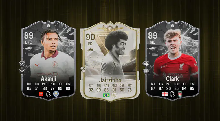 Imagen de EA Sports FC 24: Akanji y Clark son los primeros Showdown + Jairzinho Icono de Centuriones SBC