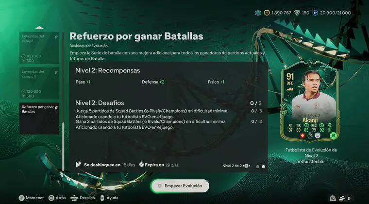 Imagen de EA Sports FC 24: Akanji y Clark ya fueron mejorados, pero aconsejo no evolucionarlos aún